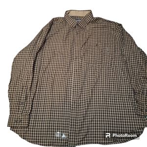 NWOT Mens Woolrich Plaid Button Down Long Sleeve Shirt Size 2XL